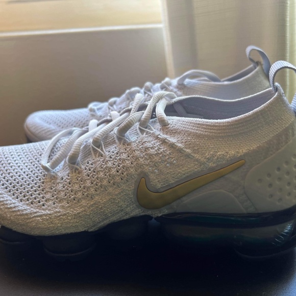 Nike W Nike Air Vapormax Flyknit 2, Women Nike Air VaporMax 2 Vast Grey Metallic Gold